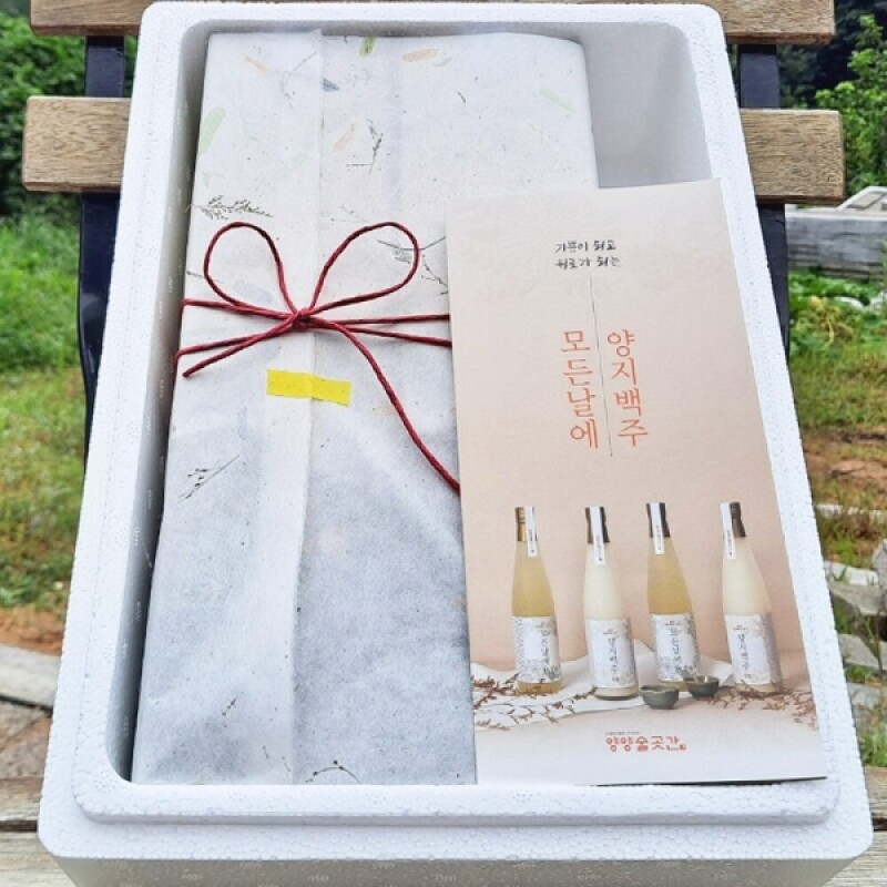 양양술곳간,양양술곳간 전통주 선물세트 (모든날에/양지백주) 500ml x 2개양양술곳간,양양술,약주,탁주,양지백주,든날에.